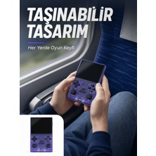 Belirtilmemiş Kablosuz Kollu 3.5 Inç IPS Ekranlı Retro El Oyun Konsolu