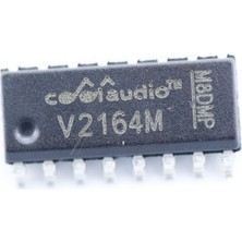 Gollum Teknoloji V2164M Soıc-16 Smd 4 Kanal Voltaj Kontrollü Yükselteç (Vca) SSM2164 Muadili Coolaudio