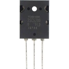 Gollum Teknoloji 2SC5200 (C5200) To-3pl Npn Ses Güç Transistörü 230V 15A 150W Toshiba