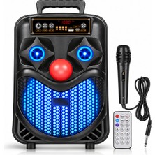 Sanal Ticaretiniz Mikrofon Hediyeli Karaoke 8'ınc Bluetooth Speaker