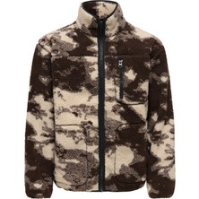 Only & Sons Wadud Erkek Kahverengi Polar Ceket (22037467-CBN)