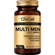 Life Cell Multi Men Power Booster Complex 15 Tablet Erkeklere Multivitamin Desteği Enerji Artırıcı