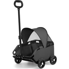 Justie Pet Siena Kedi & Köpek Arabası Siyah 90x35x51 cm