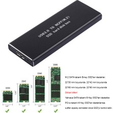 Keepro Ngff SSD Kutusu M2 Ngff Kutu Harici M.2 Ngff Kutu Nvme Ssdlere Olmaz