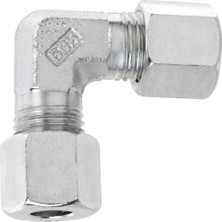 Gok 90 Derece 10/10 mm Açılı Bakır/çelik Gaz Konnektörü