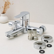 Akıllı Bayi Krom Aç-Kapa Banyo Bataryası KTX-2640 Aby