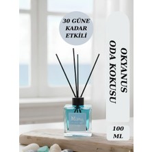 Misra Home 100ML Okyanus Kokusu Çubuklu Oda Kokusu Dolap Banyo Ev Oda Parfümü Oda Kokusu