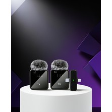 Kaliteyi Bul 2in1 Kablosuz Yaka Mikrofonu Ios ve Android Uyumlu