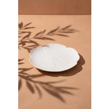 MİEN Flower Porselen 2'li Pasta Tabak 20CM