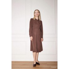 DeFacto Relax Fit Gömlek Yaka Uzun Kollu Elbise G9604AX26SP