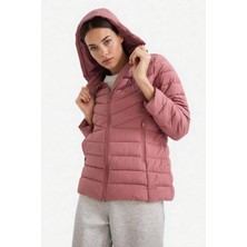 DeFacto Rüzgar Geçirmez Su İtici Regular Fit Kapüşonlu Fermuarlı Cepli Şişme Mont E9253AX25AU