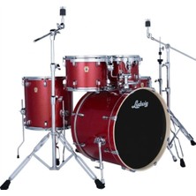 Ludwig LE5200C2 Evolution Crimson Sparkle Akustik Davul Seti
