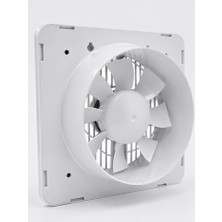 ERS150 mm Havalandırma Aspiratörü 20,8 x 20,8 cm 320 M³/h 20 W Duvar ve Tavan Montajlı Fan