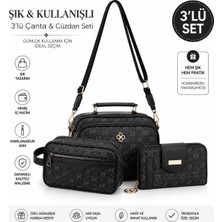 Newish Polo Kadın Vegan Deri Çapraz El  Omuz Çantası ve Cüzdan Kartlık NEWPOLO370