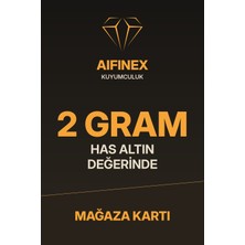 AIFINEX 2 Gram Has Altın Havale Değerinde Mağaza Kartı