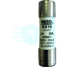 Miro RS16 690V 63A Ar 14X51 Porselen Sigorta – 2'li Paket