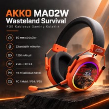 Akko Akko MA02W Wasteland Survival Rgb Kablosuz Gaming Kulaklık