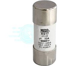 Miro RO17 500V 32A 22X58MM Porselen Sigorta – 5'li Paket