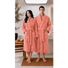 Luna Sacra Unisex Şal Yaka Yumuşak Yetişkin Bornoz.