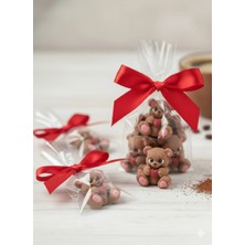Ksana Choco Kalpli Ayıcık Çikolata El Yapımı Özel Seri 36 Adet