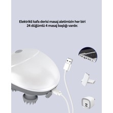 Kaliteyi Bul Kablosuz Kafa Masaj Aleti Taşınabilir 3 Hızlı Mod