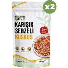 Makarna Lütfen Avantajlı 2 Li Karışık Sebzeli Kuskus (%35 Sebze-2x250 g)