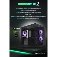 Game Garaj Prime R2 Amd R7 5700 RTX5050 32GB Ram 1tb SSD Freedos Oyuncu Oem Paket