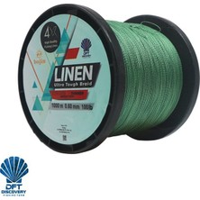 DFT Discovery Dft Bojin 4x Linen Ip Misina 0.60 mm  1000 M  Yeşil
