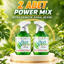 Hüskon Ticaret Plant Home 2 Adet Süper Set Kök Yaprak Tomurcuk Bitki Besini Power Mix Doğal Besin
