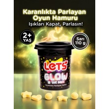 Let's Karanlıkta Parlayan Oyun Hamuru – Sarı 110 g