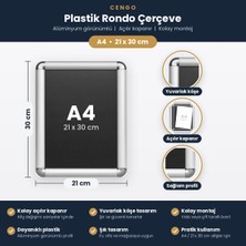 Cengo A4 Plastik (21X30 ) Rondo Çerçerve