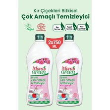 Mom's Green Bitkisel Çok Amaçlı Temizleyici Kır Çiçekleri 2'li Set Vegan ve Çevre Dostu