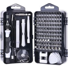 Mobee 115 Parça Profesyonel Manyetik Hassas Tornavida Seti  Telefon  Laptop  Tablet  Saat ve Elektronik Tamir Onarım Kiti WB-3007