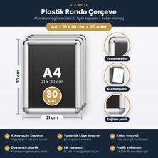 Cengo 30 Adet A4 Plastik (21X30 ) Rondo Çerçeve