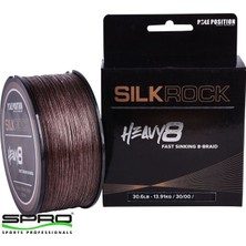 Spro Polep Silkrock Heavy8 Brown Örgü Misina 0.30MM 500M