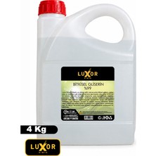 Luxor Kimya Bitkisel Gliserin 4 kg (Vegan Glycerine) Nem Desteği