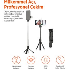 Polosmart PSM137 Işıklı Uzaktan Kumandalı Tripod Siyah