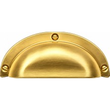 Gürçay Hırdavat Sancak Kulp Mat Altın 64 mm -2  Adet