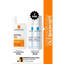 La Roche-Posay La Roche Posay Güneş Koruyucu Cilt Bakım Seti: Anthelios Uvmune Yüz Güneş Kremi 50ML&Termal Su 50MLX2