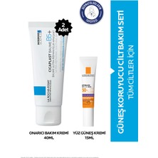 La Roche-Posay Hassas Ciltler İçin Güneş Korumalı Onarıcı Bakım Seti: Cicaplast Baume 40mlX2 & Anthelios Uvmune 15ml