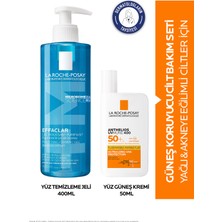 La Roche-Posay Yağlı ve Akneye Eğilimli Ciltler için Güneş Bakım Seti
