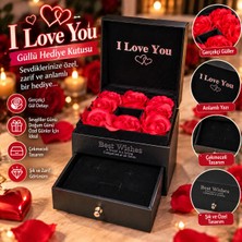 Ebuu Concept I Love You Güllü Çekmeceli Takı ve Hediye Kutusu