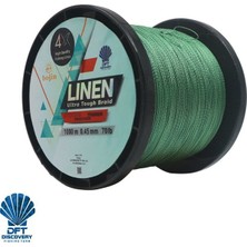 DFT Discovery Dft Bojin 4x Linen Ip Misina 0.45 mm  1000 M  Yeşil