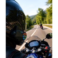 Kaliteyi Bul Motosiklet Kask Kamera Sistemi 1080P Gece Görüşü Bluetooth 5.4