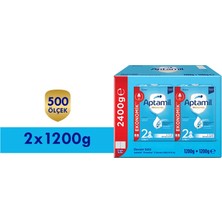 Aptamil 2 Prebiyotikli Devam Sütü 1200 Gr x 2 Adet 2400 Gr