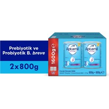 Aptamil Prosyneo 3 Prebiyotikli Probiyotikli Devam Sütü 800X2 gr