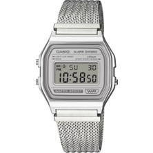 Casio 158WEM-7DF Retro Quartz Hasır Gri 33 mm Erkek Kol Saati