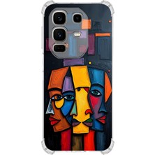 Printify Infinix Note 50 Pro ile Uyumlu Şeffaf Silikon Kılıf Uv Baskılı Esnek Tpu Kapak 2 No2