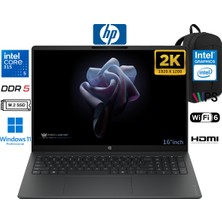 Hp Omnibook 3 16-BU0022NT Core 5 315 16GB 1tb SSD 16" 2k IPS W11 Pro Taşınabilir Bilgisayar DX9T1EA Prestij Çanta