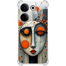 Printify Infinix Smart 8 ile Uyumlu Şeffaf Silikon Kılıf Uv Baskılı Esnek Tpu Kapak 1 No1